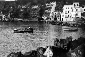campanie, île d'ischia, marina piccola, 1920 1930