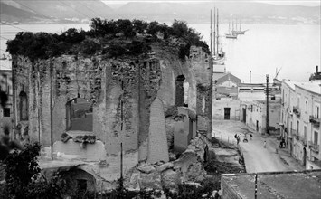 italie, campanie, bacoli, baie, le temple de venus, 1930