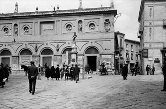 italie, campanie, avellino, centre historique, 1925
