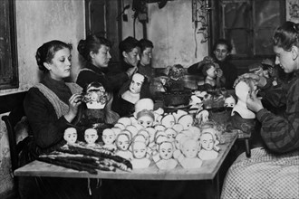 italie 1910, poupées artisanales