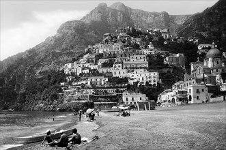 italie, campanie, positano, 1930-1940