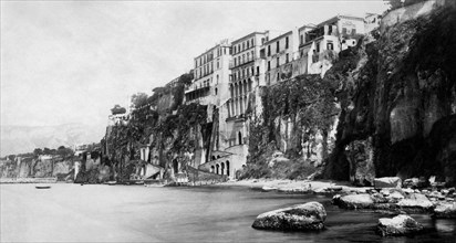 italy, campania, sorrento, tramontano tasso hotel, 1910