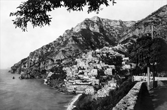 italy, campania, positano, 1910