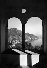 italie, campanie, ravello, plate-forme d'observation, 1930