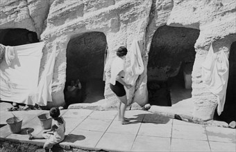 thermal baths, sant'angelo d'ischia, ischia, campania, italy 1940