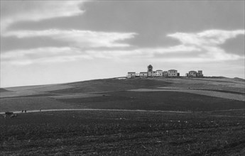 italie, sicile, monreale, panorama du borgo schirò, 1930