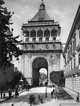 italie, sicile, palerme, promenade à porta nuova, 1910 1920