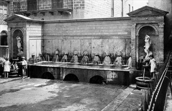 italia, sicilia, misilmeri, la gande fontana, 1934