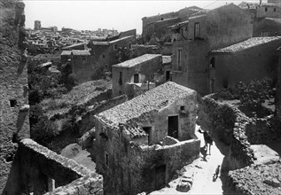 italie, sicile, enna, district de fundrisi, 1920 1930