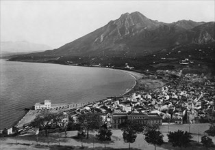 italia, sicilia, termini imerese, panorama, 1900 1910