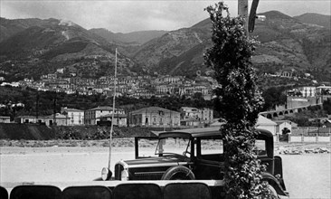 europe, italie, calabre, paola, vue de la côte, 1920 1930