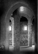 europe, italie, calabre, tropea, intérieur de la cathédrale, années 1920 1930