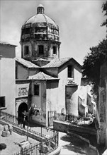 europe, italie, calabre, tropea, vue de la cathédrale, 1930