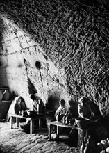 europa, italia, calabria, gerace, artigiani di terracotta, 1940