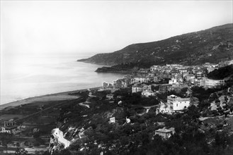europe, italie, calabre, cetraro, panorama, 1930 1940