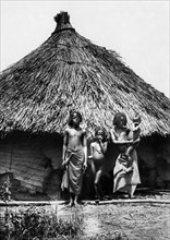 afrique, eritrea, agordat, cheren, famille bilena, 1920
