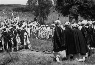 afrique, érythrée, le clergé d'akum se soumet à l'autorité italienne, 1920