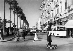 africa, egitto, alessandria d'egitto, piazza mohammed alì, 1930