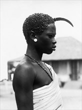 afrique, guinée bissau, ancienne guinée portugaise, indigènes mancanhas, 1930
