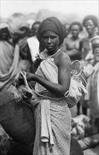 africa, somalia, venditrice di latte, 1910