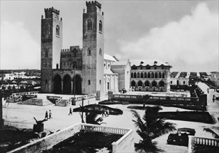 afrique, somalie, mogadishu, la cathédrale, 1920 1930