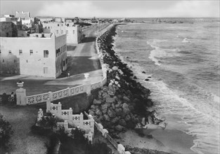 afrique, somalie, mogadishu, le front de mer de corni, 1920 1930