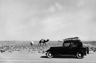 africa, marocco, due mezzi di trasporto a confronto, 1920 1930