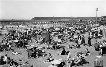 africa, sud africa, durban, la spiaggia, 1930 1940