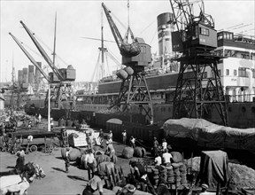 africa, sud africa, durban, il porto, 1920 1930