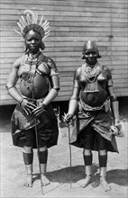 africa, costumi di gala femminili, 1920 1930