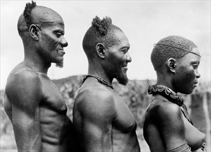 afrique, rhodésie du nord, types indigènes batonga, 1920 1930