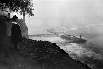 europa, italia, torino, presa d'acqua del canale michelotti, 1910