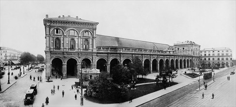 europa, italia, torino, la stazione ferroviaria di porta nuova, 1910 1920