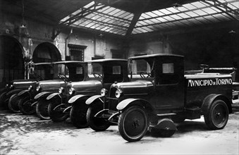 europa, italia, torino, esposizione nazionale, autospazzatrici a motore, 1910 1920