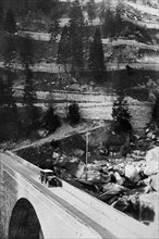 europa, italia, piemonte, val formazza, il ponte delle casse, 1910 1920