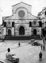 europe, italie, calabre, cosenza, cathédrale de cosenza, 1955