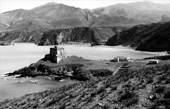 scalea, calabre, italie, 1955