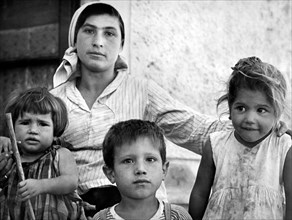 émigrants, calabre, italie, 1957