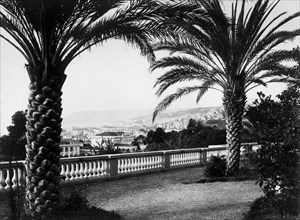 europe, italie, ligurie, san remo, panorama, 1900 1910