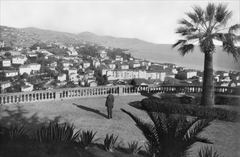 europe, italie, ligurie, san remo, panorama, 1910 920