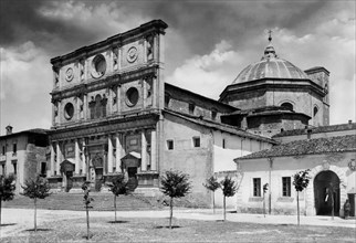 europe, italie, abruzzes, l'aquila, église de san bernardino, 1910 1920