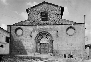 europa, italia, abruzzo, l'aquila, chiesa di san domenico, 1910 1920