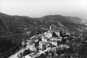 europe, italie, abruzzes, pizzoferrato, panorama, 1920 1930