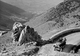 europe, italie, abruzzes, parc national des abruzzes, la vallée de comino et le village de san donato sul fondo, 1910