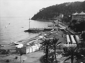 plage d'arenzano, ligurie, itale 1930