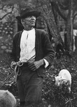 agriculteur, molise, italie 1920 1930