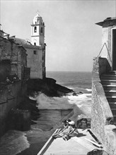 tellaro, lerici, ligurie, italie, 1952
