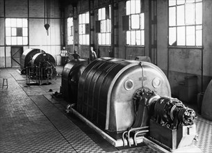 thermal power plant of sasso, pomarance, tuscany, italy 1949