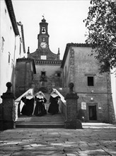 monte senario convent, vaglia, tuscany, italy 1961