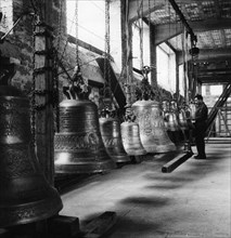 industry, bells, agnone, molise, italy 1970